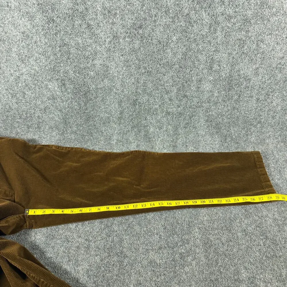 Polo Ralph Lauren Classic Fit Brown Corduroy Pants 36x32 (Fits 34x29) Stretch